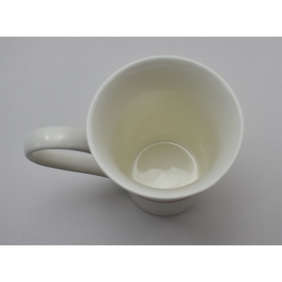 Starbucks White Mug Flare Rim Red Scroll - 2015 Starbucks Coffee Company Cup - Picture 7 of 7